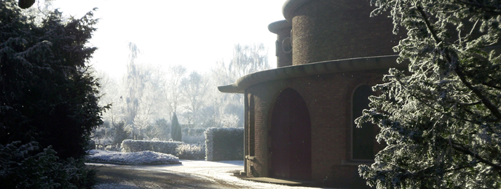 Thuredrith Aula in de sneeuw